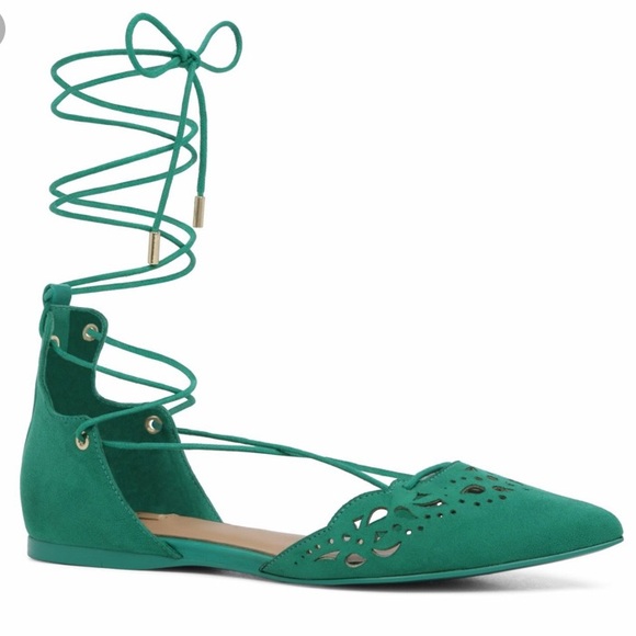 ALDO NIB lace up flats - Picture 1 of 2